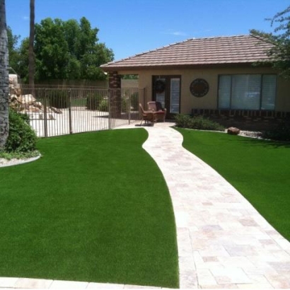 Faux Grass Parachute, Colorado Landscape Rock, Front Yard Landscaping Ideas